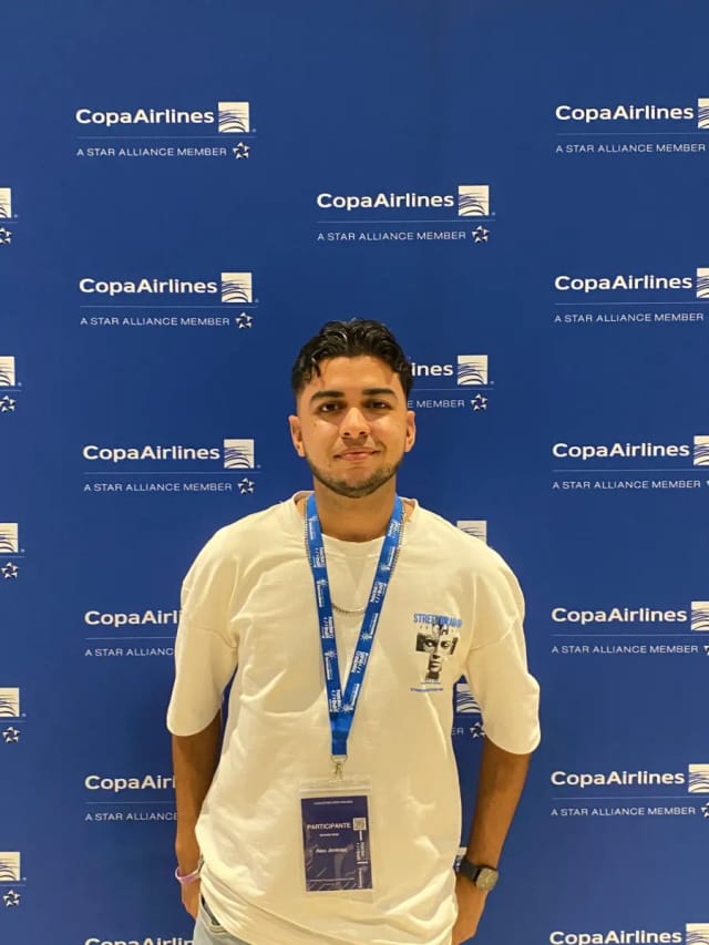 Alex Jiménez en el Hackathon de Copa Airlines